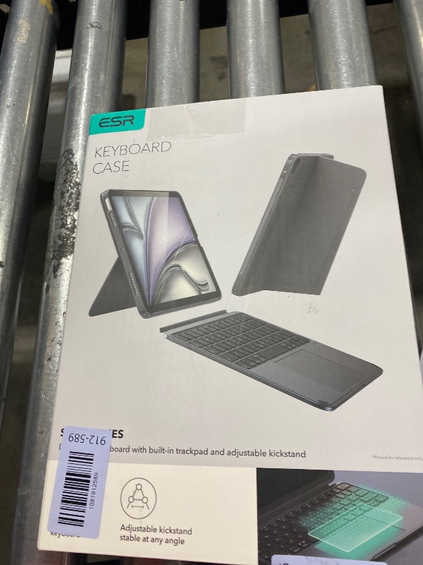 Photo 1 of ESR for iPad Pro 11" (M5/M4, 2025/2024) Case with Keyboard, Magnetic Detachable Keyboard, Portrait/Landscape Modes, Large Click-Anywhere Trackpad, Backlit Keys, Shift Series, Dark Gray