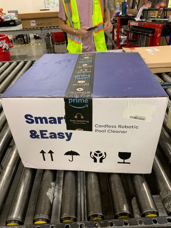 Photo 1 of [2026 Release] Automatic Robotic Pool Vacuum for Inground & Above Ground Pools, Wall Climbing Pool Vacuum Cleaner, Cleans Floor, Walls, Waterline, Drain & Skimmer up to 2150 Sq. Ft., 190 Min