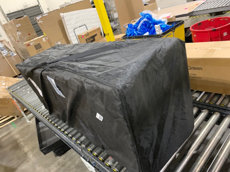 Photo 1 of CYMULA Folding Mattress Queen Size, Memory Foam 6 inch Tri Portable Trifold Mattress Futon Topper Queen with Breathable & Washable Cover, Murphy Bed Guest Bed,Black (58"x75"x6")