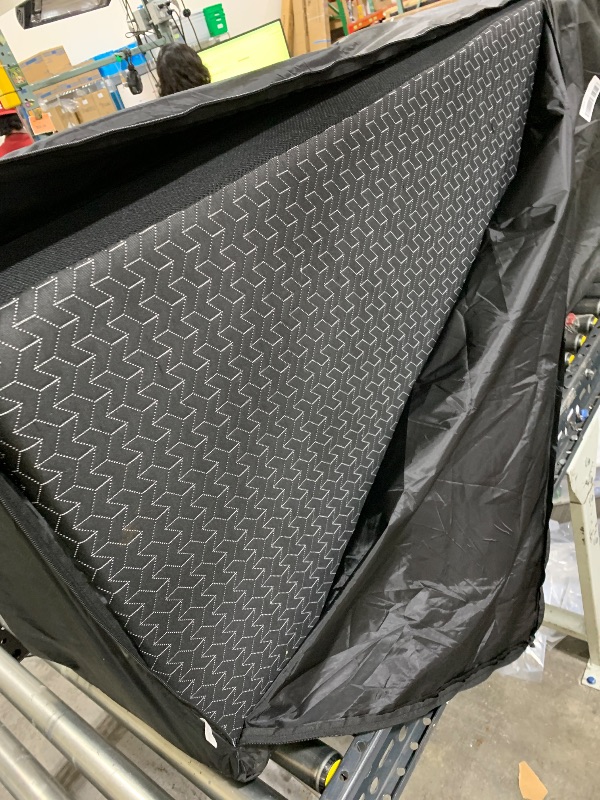 Photo 1 of CYMULA Folding Mattress Queen Size, Memory Foam 6 inch Tri Portable Trifold Mattress Futon Topper Queen with Breathable & Washable Cover, Murphy Bed Guest Bed,Black (58"x75"x6")