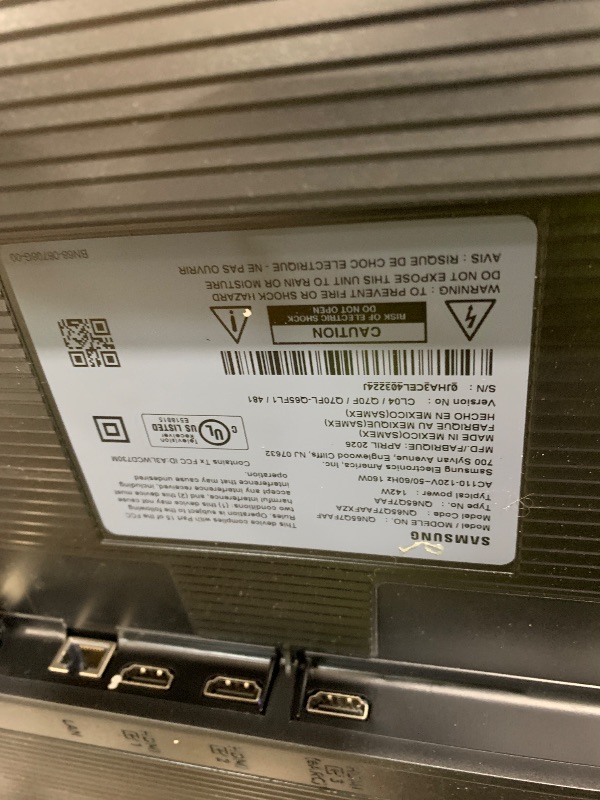 Photo 1 of Samsung 65-Inch Class QLED Q7F Series Samsung Vision AI Smart TV (2025 Model, 65Q7F) Quantum HDR, Object Tracking Sound Lite, Q4 AI Gen1 Processor, 4K upscaling, Gaming Hub, Alexa Built-in