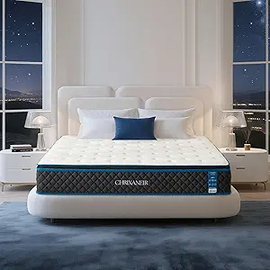 Photo 1 of CHRIXANEIR Queen Mattress 12 Inch, Pillow Top Gel Memory Foam Hybrid Mattress with 7 Luxury Layers, Pressure Relief and Coils System for Back Pain & Proper Spinal Support, Medium Firm.