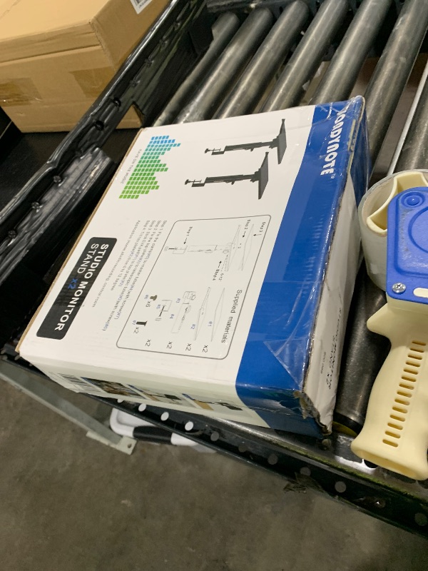 Photo 1 of Vondynote Studio Monitor Stands Pair Heavy Duty Desk Clamp Speaker Stands with Adjustable Tilt Angle Tray of 0-12 °