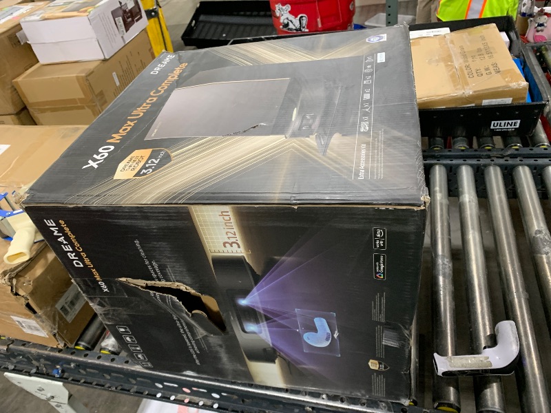 Photo 1 of NONFUNCTIONAL-------------------------DREAME X60 Max Ultra Complete Robot Vacuum and Mop, Upgraded from X50 Series, 3.13in (7.95cm) Ultra-Thin Design, 35,000Pa Suction, Self Emptying&Refilling, Mop Self-Cleaning, 280+ Obstacle Avoidance