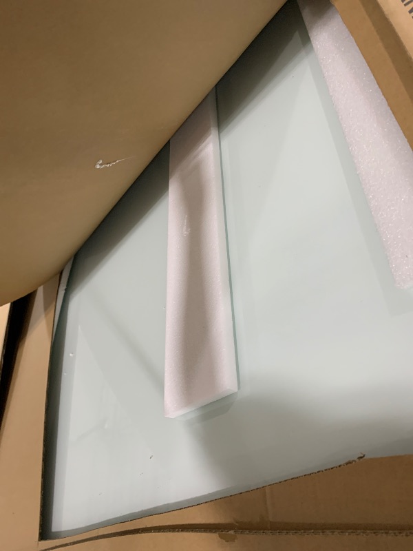 Photo 1 of Quartet Whiteboard, Glass Dry Erase Board, Magnetic, 6' x 4', Infinity Frameless Mounting, White Surface, Accessory Tray, 1 Dry Erase Marker and 2 Glass Board Magnets (G7248W)