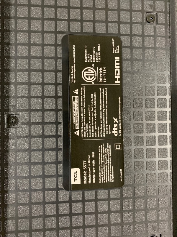 Photo 1 of TCL Amazon Exclusive 55 Inch Class T7 Series | 4K QLED HDR Lag-Free Smart Google TV | 55T7, 2025 Model | 120Hz-144Hz High Brightness, Dolby Atmos, Alexa Voice Remote AI Streaming Gaming Television