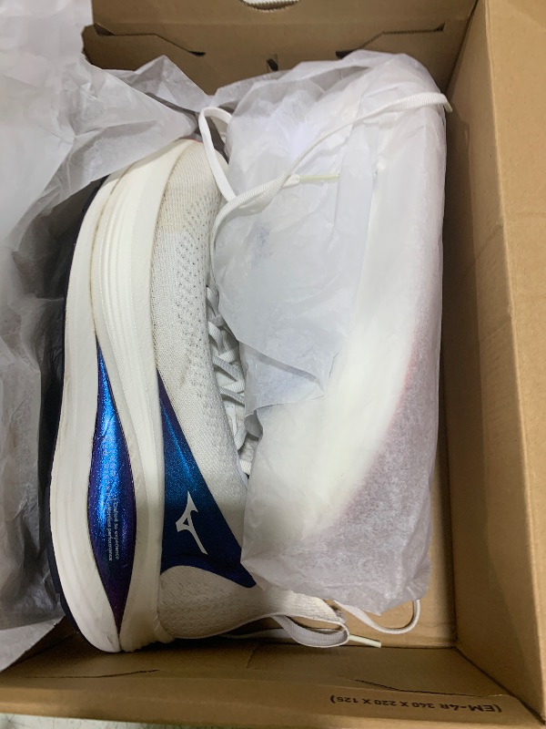 Photo 1 of Mizuno Men's Wave Neo Vista 2 Running Shoe, Neutral Road-Trail Shoe,White, US Mens 8