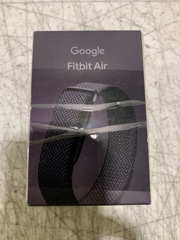 Photo 1 of Google Fitbit Air - Screenless Activity Tracker with Fitness, Heart Rate, and Sleep Tracking - Personalized AI-Powered Coaching - Up to 7 Days’ Battery Life - Works with iOS and Android - Obsidian