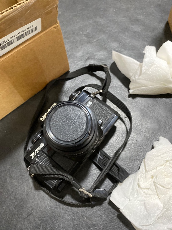 Photo 1 of Minolta X-700 35MM SLR Film Camera with MD mount lens System. Included 50mm f/2 Manual Focus Lens (Renewed)