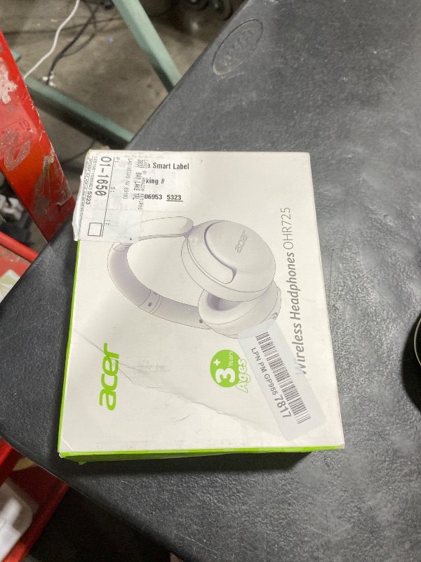 Photo 1 of acer Kids Bluetooth Headphones, 85dB Volume Limiter, Foldable Wireless Over-Ear Headphones for iPad, Travel, 75H Playtime, Bluetooth 5.4, Built-in Mic, Pink