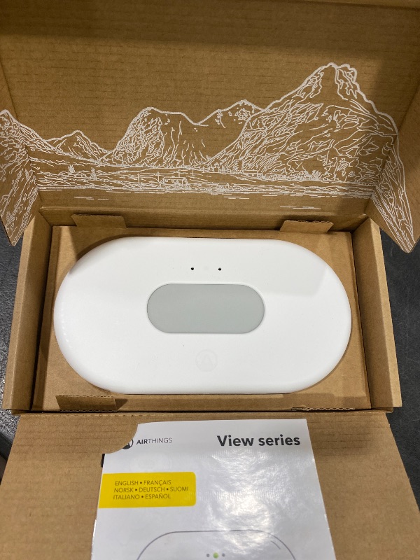 Photo 1 of Airthings 2960 View Plus - Battery Powered Radon & Air Quality Monitor (PM, CO2, VOC, Humidity, Temp, Pressure)