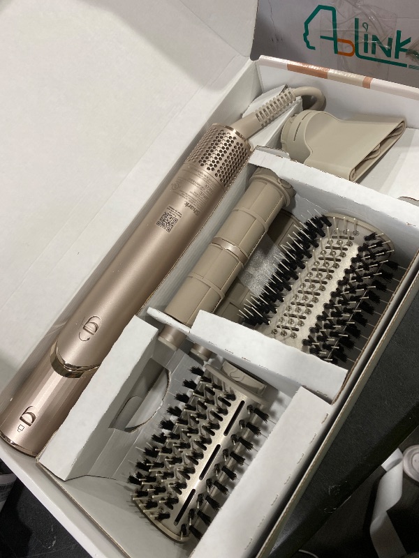 Photo 1 of Shark HD430REF (Refurbished) FlexStyle Air Styling & Drying System, Powerful Hair Dryer Brush & Multi-Styler with Auto-Wrap Curlers, Paddle Brush, Oval Brush, Concentrator Attachment, Stone (Renewed)