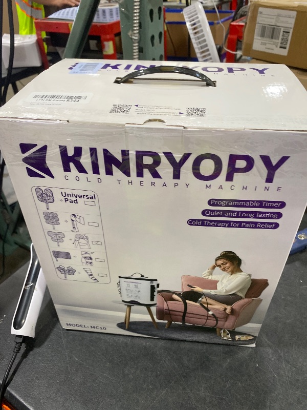 Photo 1 of Cold Therapy Machine for Shoulder with Programmable Timer, Portable Ice Machine for Shoulder After Surgery, Lightweight Replacement Recovery System, Cryotherapy Pain Relief w/Compression Pad
