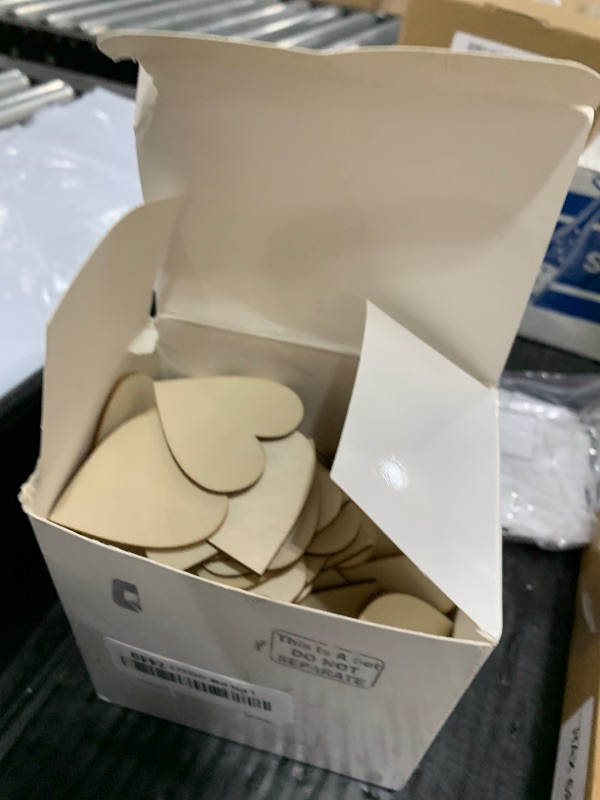Photo 1 of Qunclay 100 Pcs 2 Inch Wooden Heart Magnets for Crafts, Unfinished Wood Hearts Bulk, DIY Fridge Magnets, for Painting, Gift, Mother's Day, Father's Day, Wedding, Home, Party Decorations