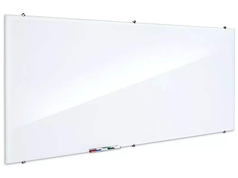 Photo 1 of Magnetic Glass Dry Erase Board - White, 8 x 4