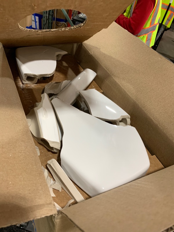 Photo 1 of TOTO St454Er#01 Drake Ii Toilet Tank With Right Hand Lever, Cotton