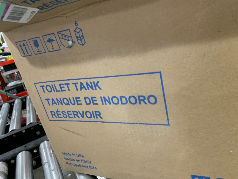 Photo 1 of TOTO St454Er#01 Drake Ii Toilet Tank With Right Hand Lever, Cotton