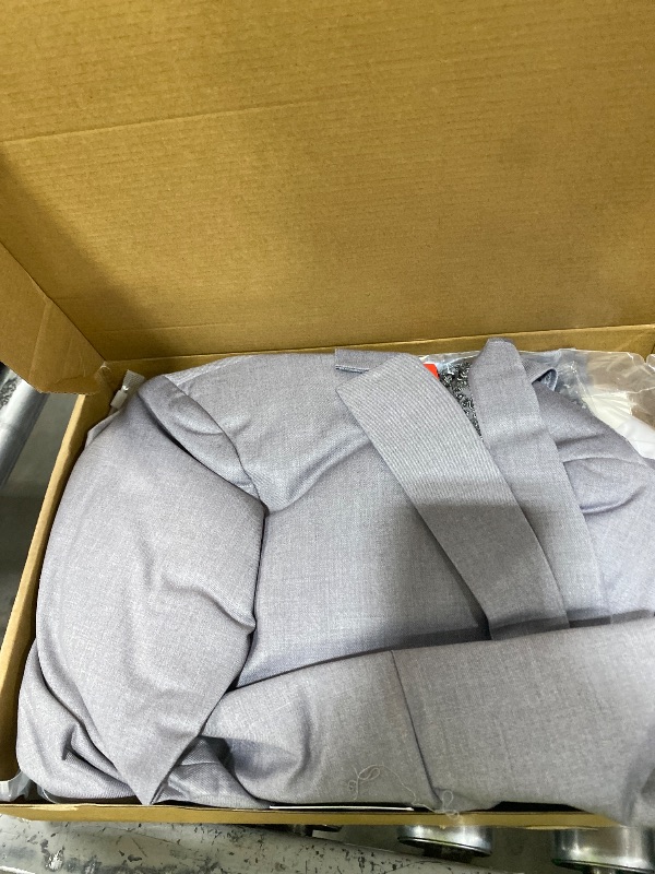 Photo 1 of Marvelous World Boys Suits Light Gray Slim Fit Size 16 Formal Suits for Kids Toddler Tuxedos Dresswear Ring Bearer Outfit Boys' Wedding Suits Set Dress Clothes Teen Youth 5-Piece Adjustable Waist