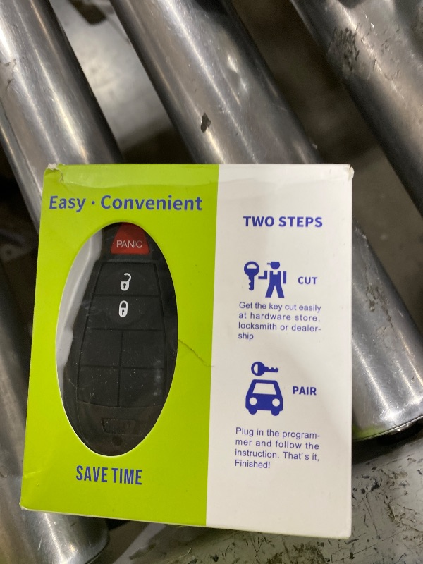 Photo 1 of IYZ-C01C DIY Key Fob FOBIK kit Replacement for 2008 2009 2010 2011 2012 Dodge Ram 1500 2500 3500 Journey Durango Grand Caravan Jeep Grand Cherokee Keyless Entry Remote Key with Easy OBD Tool