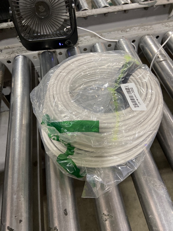 Photo 1 of THHN Wire 8 Gauge 150 FT, 8 AWG Stranded OFC Copper Electrical Building Wire with Nylon Jacket PVC Insulation, Rated 600V for Residential, Industrial, CNC, Ground (8 Gauge, White)
