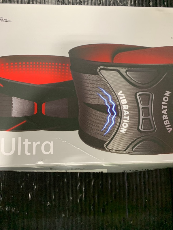 Photo 1 of LTW Flagship Red Light Therapy Belt, 430 LEDs Infrared Red Light Therapy for Body, 660nm & 850nm Near Infrared Wrap with Vibration for Back Pain Relief, Waist, Belly, Shoulder (49.2" x 9.1" 430 LEDs)