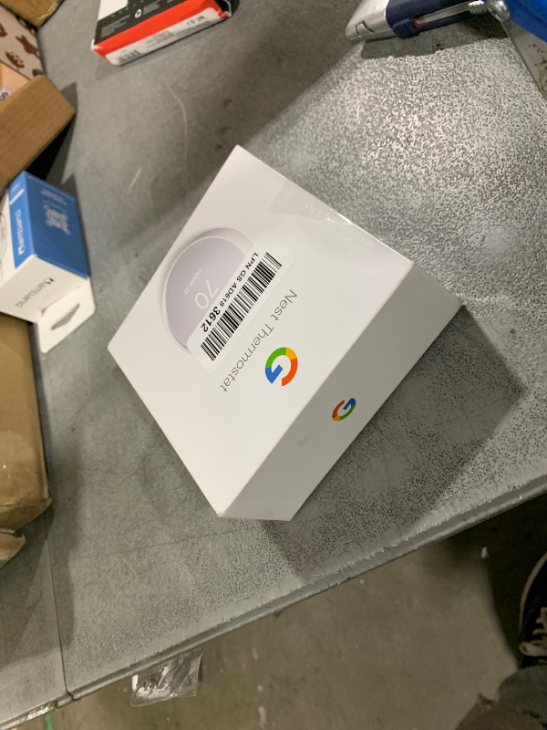 Photo 1 of Google Nest Thermostat - Smart Thermostat for Home - Programmable Wifi Thermostat - Snow