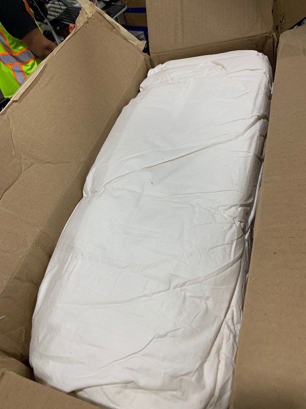 Photo 1 of Goose Down Fiber Comforter Oversized King – Summer Hotel Quality Duvet Insert, High Fill Power, Ultra Soft 100% Cotton, Box-Stitched, Lightweight Luxurious White Cooling Comforter, 98"x 120"