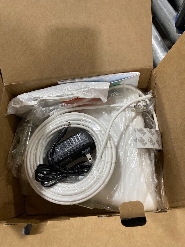 Photo 1 of Cell Phone Booster for Home & Office - Boosts 3G/4G/5G Signal for All US Carriers, Up to 3000 Sq.Ft, Supports Band 12/17/13/5, with HD Display, FCC Approved Cell Signal Booster
