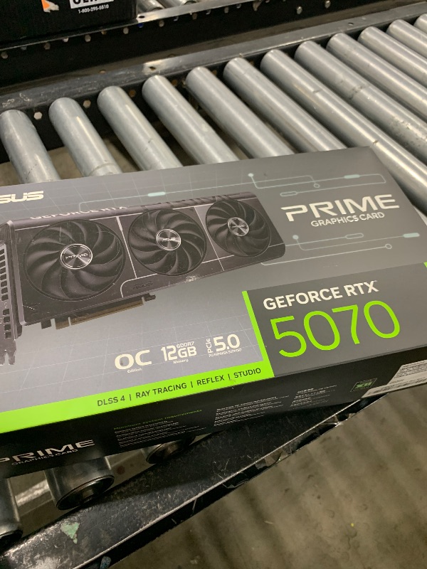 Photo 1 of ASUS SFF-Ready Prime NVIDIA GeForce RTX™ 5070 OC Edition Graphics Card (PCIe® 5.0, 12GB GDDR7, HDMI®/DP 2.1, 2.5-Slot, Axial-tech Fans, Dual BIOS),