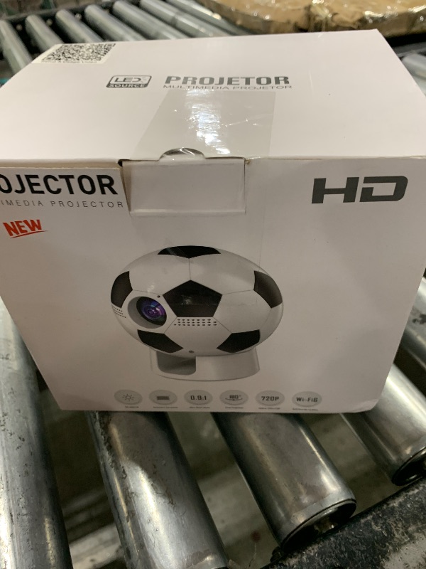 Photo 1 of World Cup 2026 Projector with WiFi and Bluetooth, Portable Movie Projector with 180° Rotatable, Support 4K 1080P for Outdoor Projector, Compatible with Smartphone, Laptop, HDMI, TV Stick