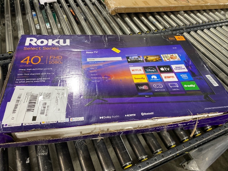 Photo 1 of Roku Smart TV 2026 – 40-Inch Select Series, 1080p Full HD TV – Roku TV with Voice Remote – Flat Screen LED Television with Wi-Fi for Streaming Live Local News Sports & Movies, Bluetooth Headphone Mode
