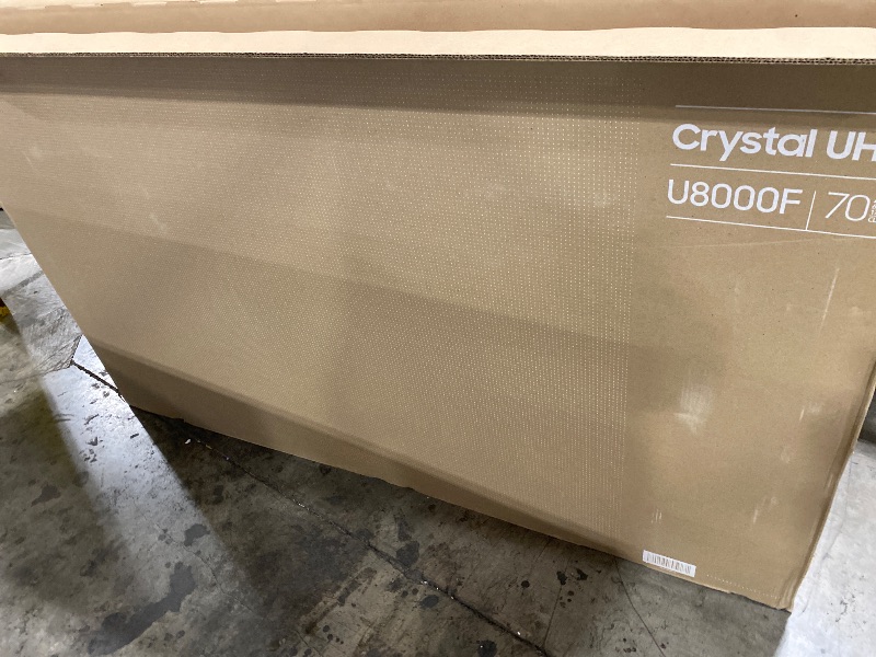 Photo 1 of Samsung 70-Inch Class Crystal UHD U8000F 4K Smart TV (2025 Model) Endless Free Content, Crystal Processor 4K, MetalStream Design, Knox Security, Alexa Built-in