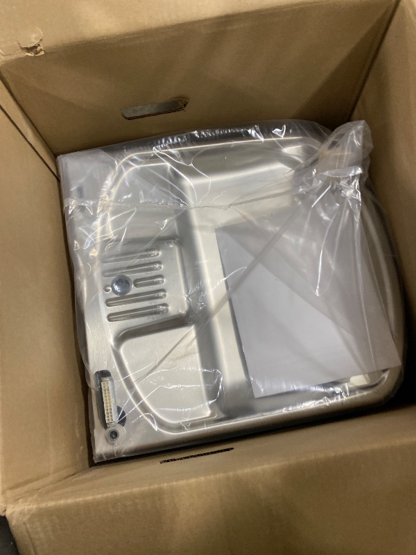 Photo 1 of MISSING HARDWARE, MISSING PIECES**********Elkay LZS8WSLK ezH2O Bottle Filling Station & Single ADA Cooler Filtered Refrigerated Light Gray