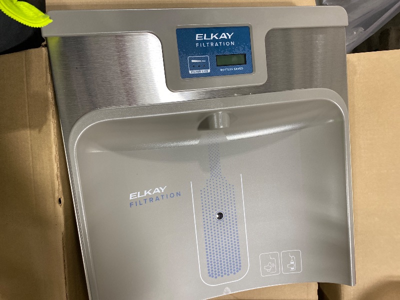 Photo 1 of MISSING HARDWARE, MISSING PIECES**********Elkay LZS8WSLK ezH2O Bottle Filling Station & Single ADA Cooler Filtered Refrigerated Light Gray