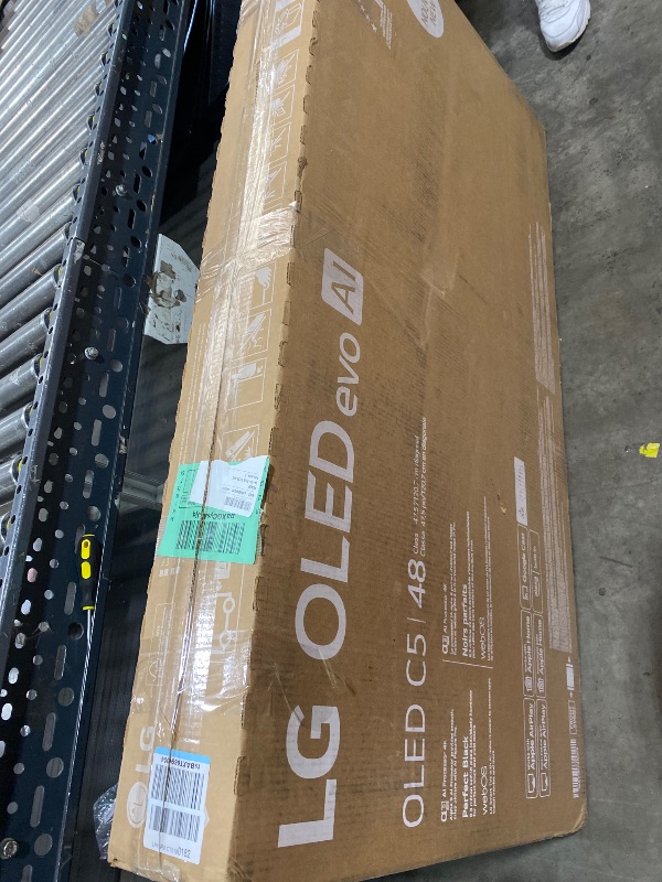 Photo 1 of LG 48-Inch Class OLED evo AI Super Upscaling 4K C5 Series Smart TV w/Dolby Atmos & Vision, HDR10, Filmmaker Mode, Wow Orchestra, Alexa Built-in (OLED48C5PUA, 2025)
