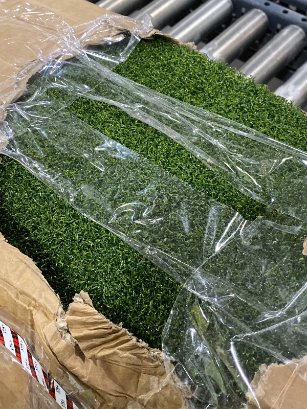 Photo 1 of Bltend Golf Mat: 5x5ft 31MM Thick Heavy-Duty Golf Hitting Mats Practice Outdoor/Indoor, Elite Artificial Turf Mat with 9 Balls, 8 Tees for Driving, Swing in Backyard/Garage/Basement/Simulators