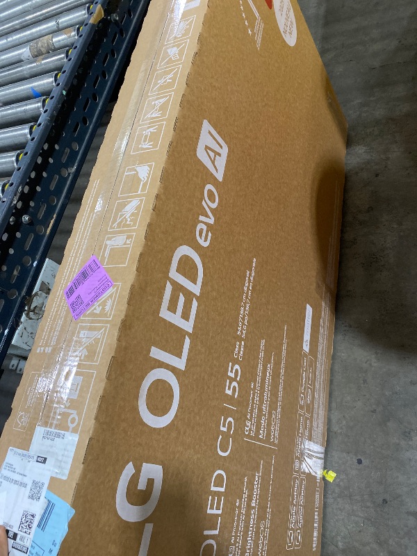 Photo 1 of LG 55-Inch Class OLED evo AI 4K C5 Series Smart TV w/Dolby Atmos, Dolby Vision, HDR10, AI Super Upscaling 4K, Filmmaker Mode, Wow Orchestra, Alexa Built-in (OLED55C5PUA, 2025)