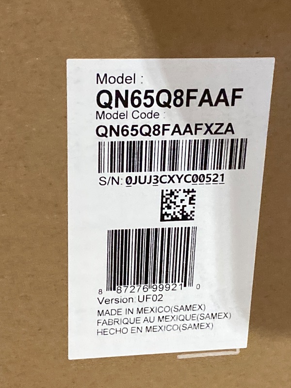 Photo 1 of Samsung 65-Inch Class QLED Q8F 4K UHD Smart TV (2025 Model) Q4 AI Processor, 100% Color Volume with Quantum Dot, AirSlim Design, Endless Free Content, Samsung Vision AI, Alexa Built-in