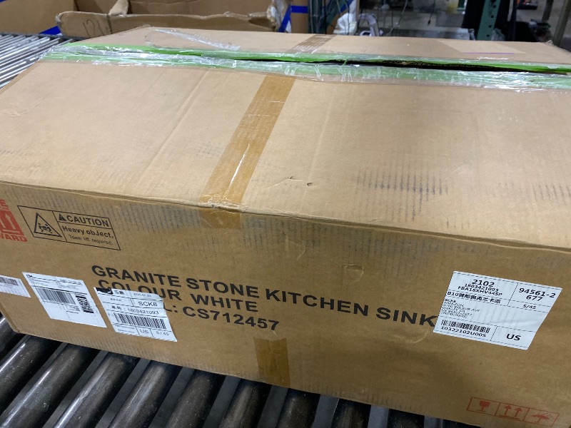 Photo 1 of White Undermount Kitchen Sink 28 inch,White Granite Composite Sink 28' SILVER