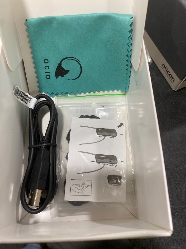 Photo 1 of Oticon ConnectClip Bluetooth Streamer & Remote Mic – Wireless Headphone Streaming for Oticon Hearing Aids, Compatible with Real, More, Opn & More