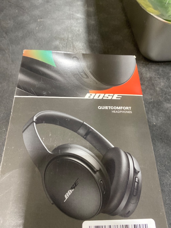 View 2 of Bose QuietComfort Headphones - Wireless Bluetooth Headphones, Active Over Ear Noise Cancelling and Mic, USB-C Charging, Deep Bass, Up to 24 Hours of Playtime, Black