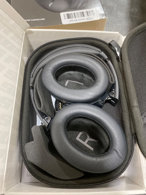 View 4 of Bose QuietComfort Headphones - Wireless Bluetooth Headphones, Active Over Ear Noise Cancelling and Mic, USB-C Charging, Deep Bass, Up to 24 Hours of Playtime, Black