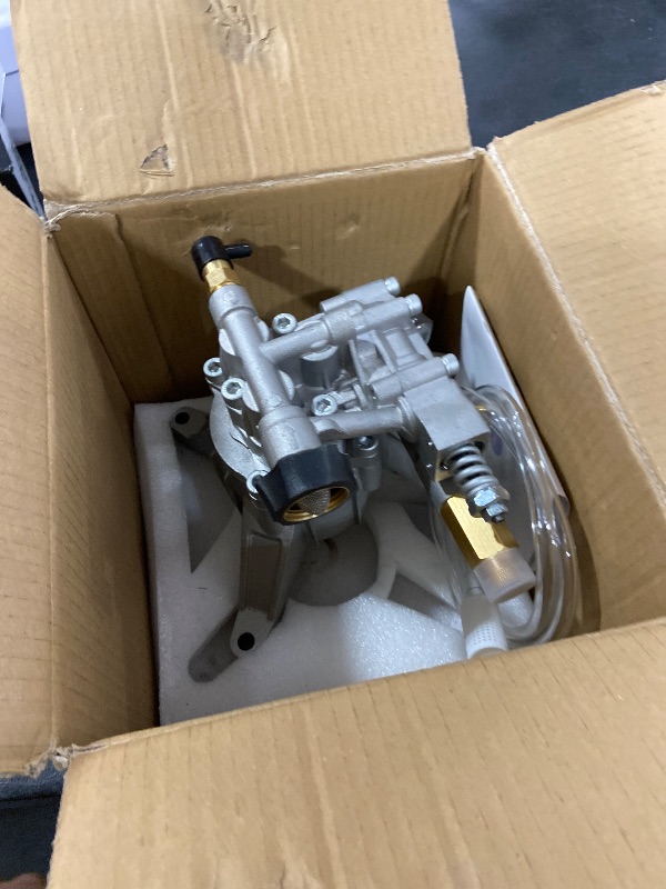 Photo 1 of TOOLCY 7/8" Shaft Vertical Pressure Washer Pump - Rear Inlet/Outlet Max 3100 PSI @ 2.5 GPM OEM & Power Washer Pump for Gas Washer, Replacement for Simpson, Honda etc