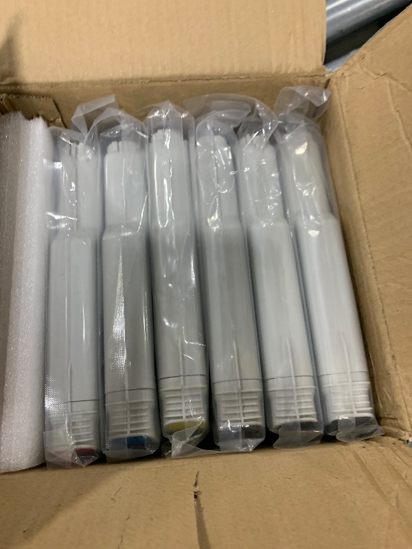 Photo 1 of 730 Ink Cartridge Replacement for HP 730 High Yield 300ml Ink Replacement for Designjet T1600 T1700 T2600 MFP Series Printer 6 Pack(PBK/MBK/C/M/Y/GY)