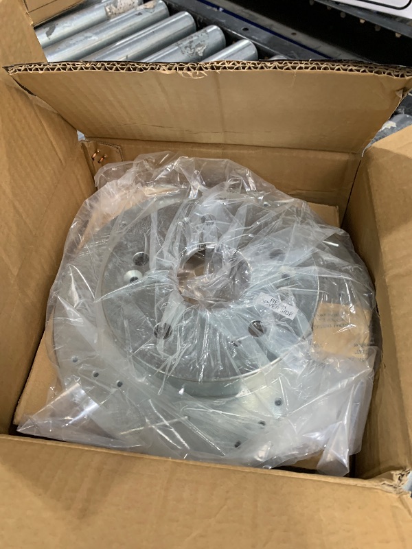 Photo 1 of Power Stop JBR798XL Power Stop Extreme Performance Drilled And Slotted Brake Rotors Rear Left Power Stop Extreme Performance Drilled And Slotted Brake Rotors