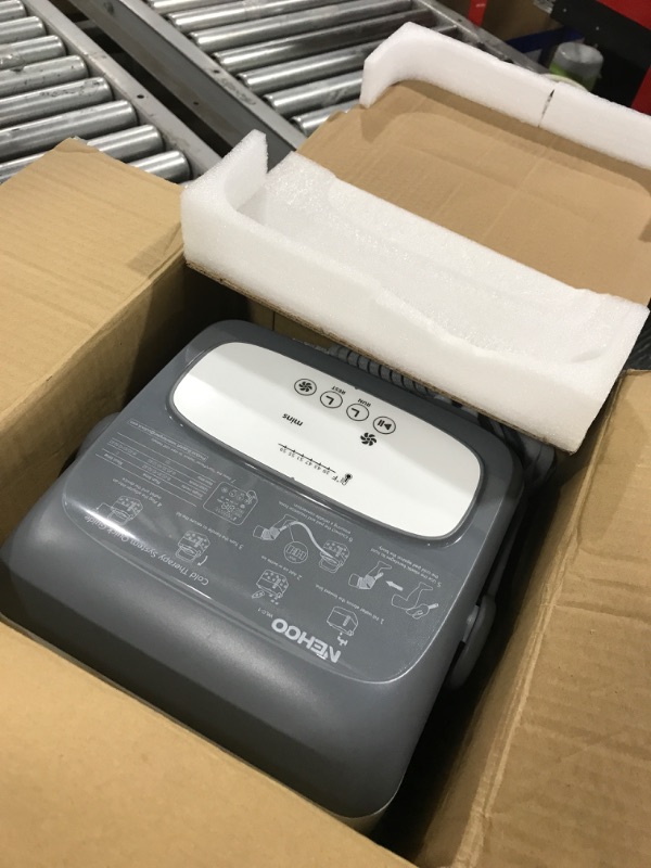 Photo 1 of NEHOO Cold Therapy System, Pain Relief for Post-Surgery Recovery, Programmable Ice Therapy Machine, Continuous Cryotherapy, Universal Pad for Knee, Ankle, Cervical, Back and Leg, Including 4 Straps