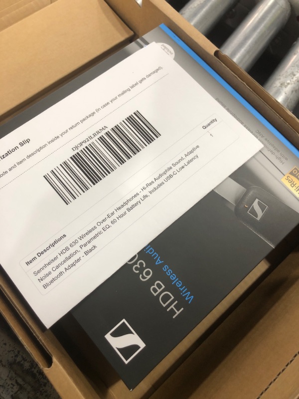 Photo 1 of Sennheiser HDB wireless audiophile headphones