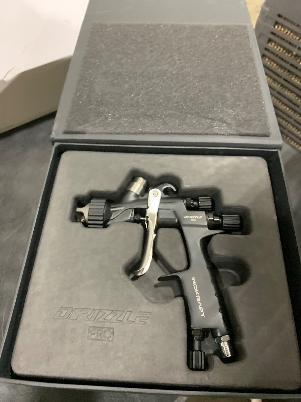 Photo 1 of InoKraft Drizzle Pro LVLP Spray Gun, Precise Low-Overspray Performance with Ultra-Light 340g Design. Includes 1.3B/1.3C Nozzles and Accessories, Ideal for Automotive and Industrial Coatings