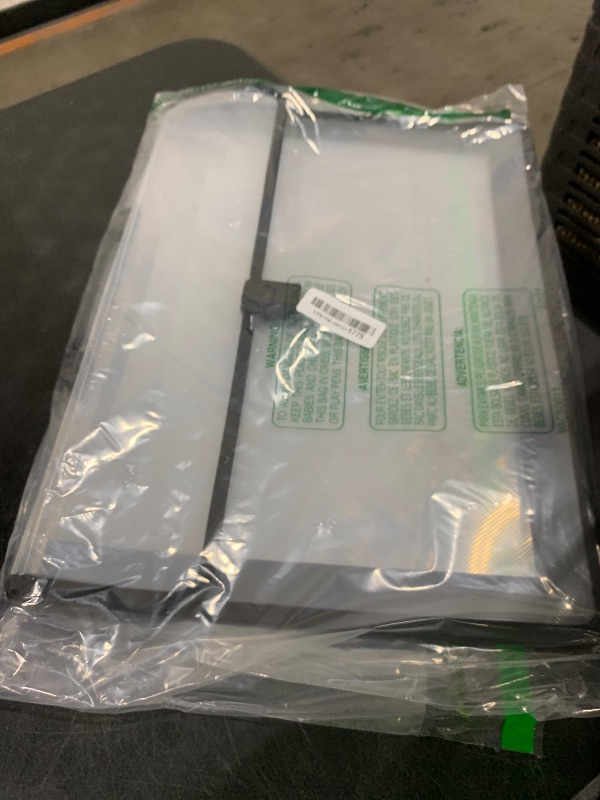 Photo 1 of 12x16.5 Portfolio A3 PP Plastic Transparent Oxford Cloth Edge Waterproof Black 1 Pack