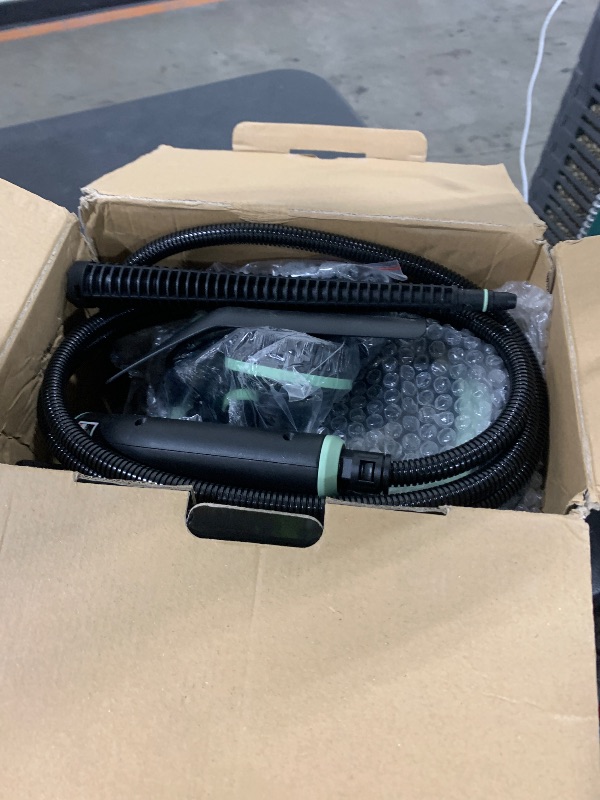 Photo 1 of Steam Cleaner, Portable Steamer for Cleaning with 16pcs Accessories, 6-Level Adjustable and 15s Heat-Up, Handheld Steam Cleaner for Home, Tile, Dirt, Grout, Grease, Car Detailing
